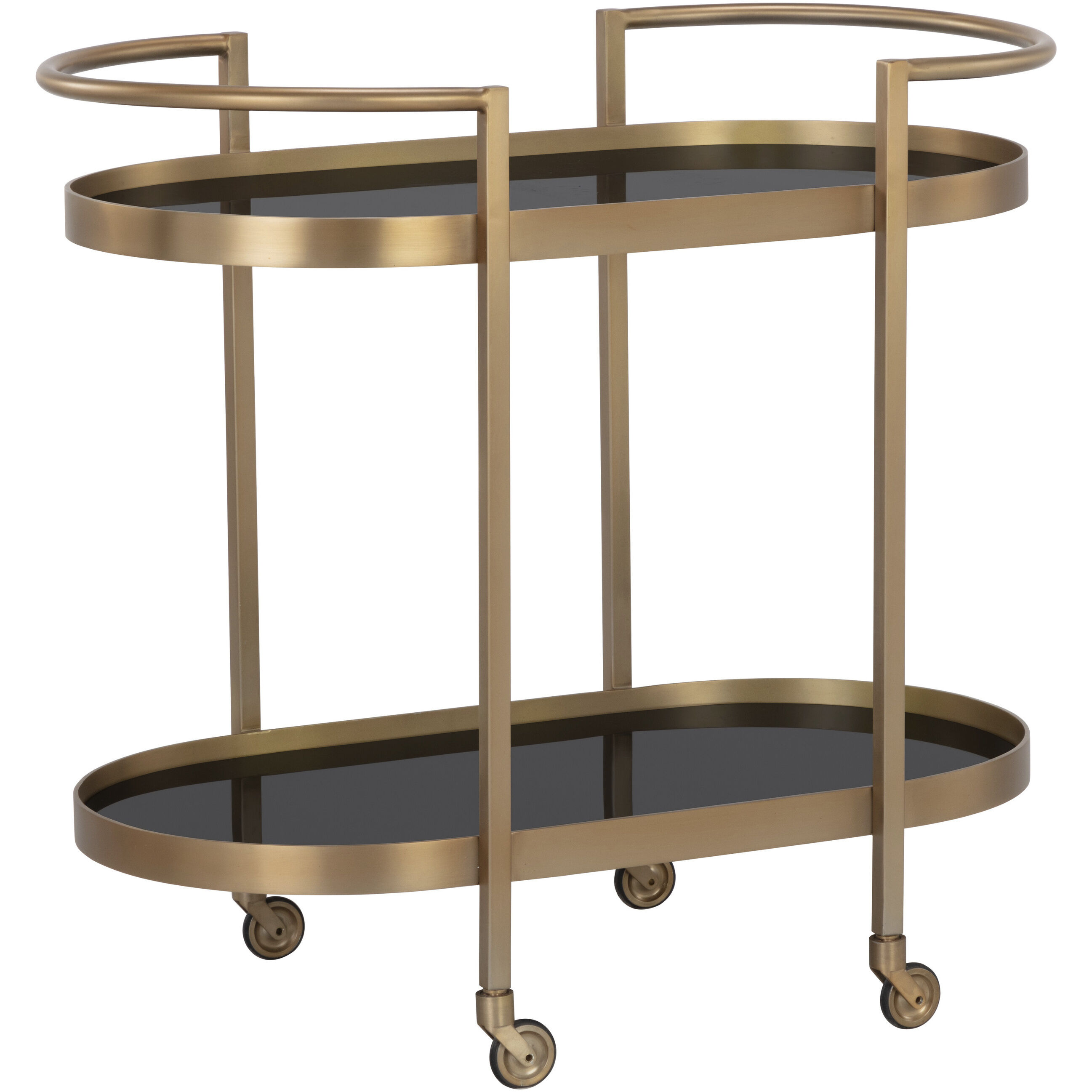 Koen Black / Brass Bar Cart